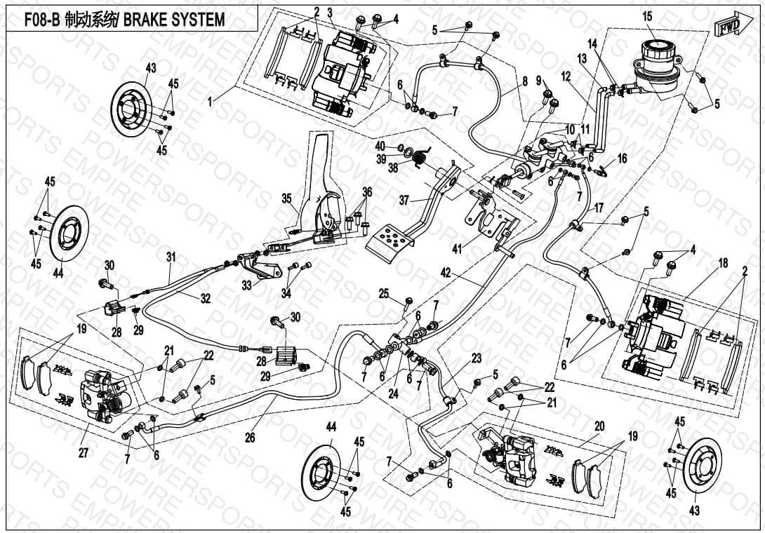 F08-B — BRAKE SYSTEM