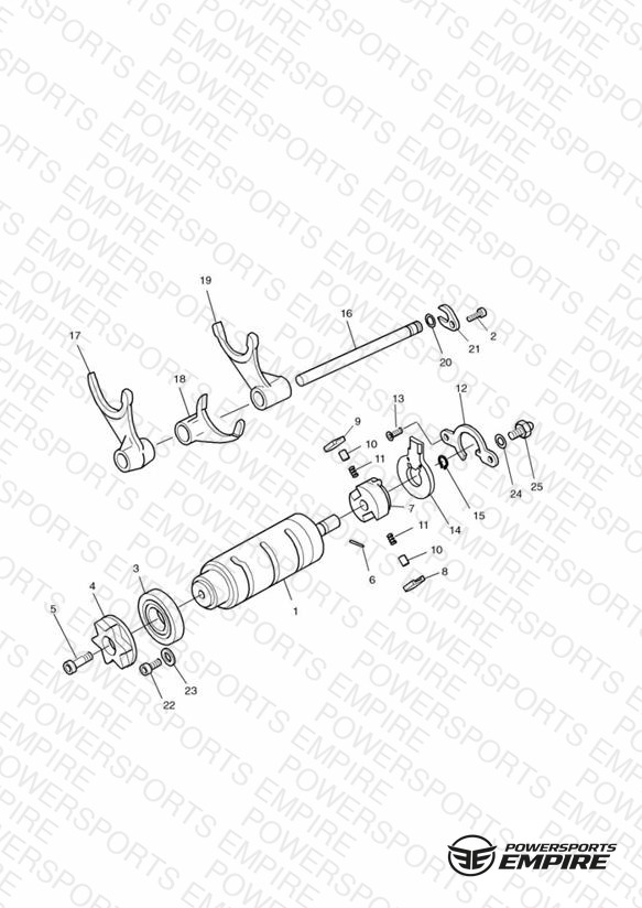 Gear Selector Drum