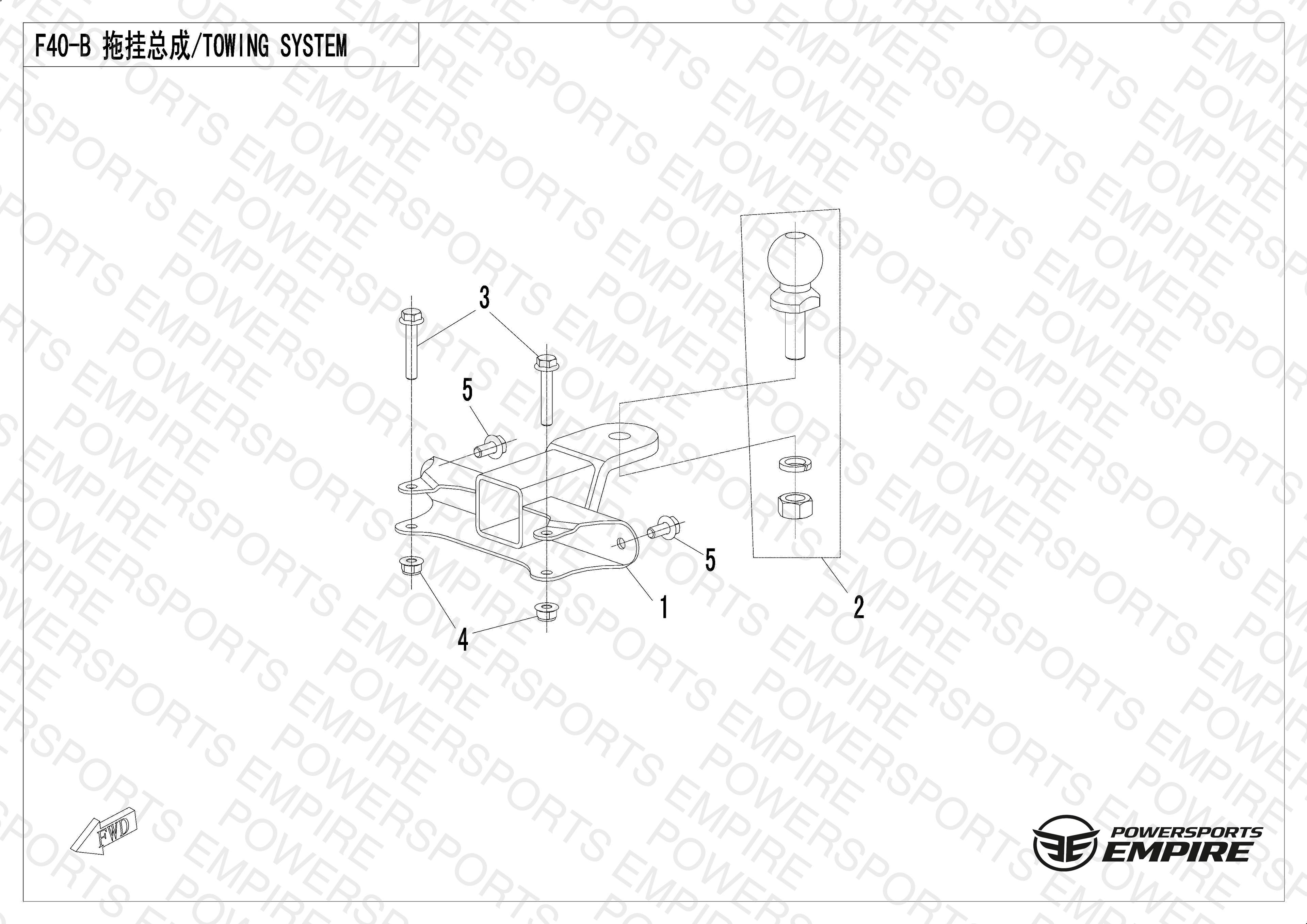 F40-B — TOWING SYSTEM (SOLID TYPE)