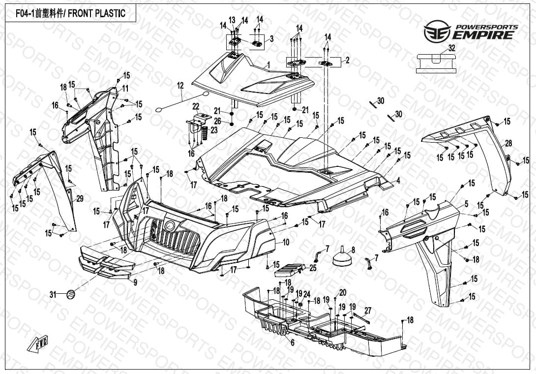 F04-1 — FRONT PLASTICS