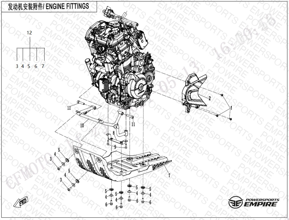 F00-B — ENGINE FITTINGS(TOURING)