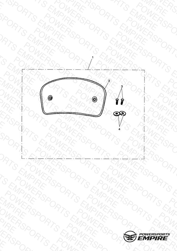 Top Box Back Rest Kit
