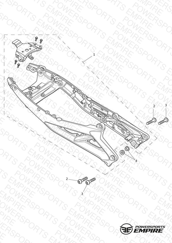 Rear Sub-Frame & Fittings - Street Triple Rx Only