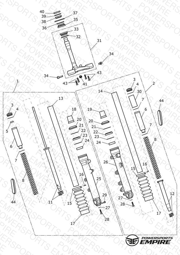 Front Forks & Lower Yokes