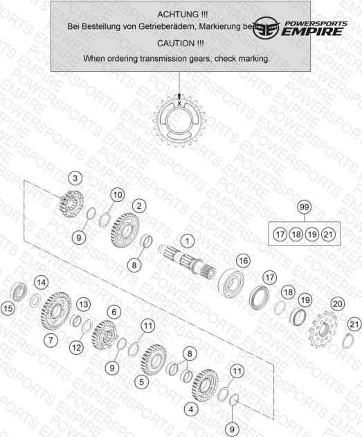 TRANSMISSION II - COUNTERSHAFT