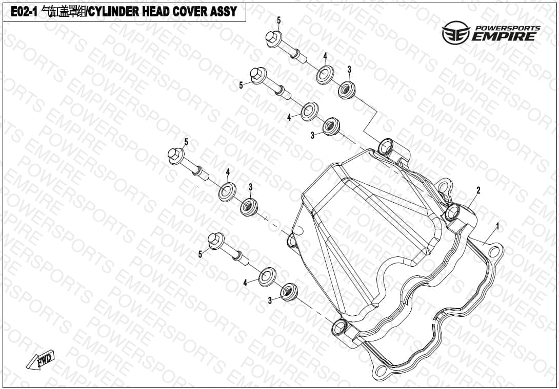 E02-1 — CYLINDER HEAD COVER ASSY.