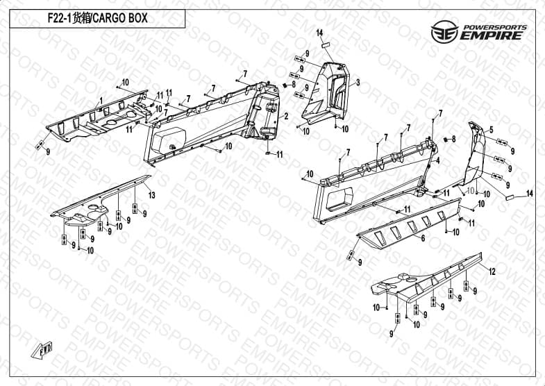 F22-1 — CARGO BOX