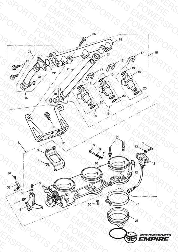 Throttles/Injectors and Fuel Rail > 207554