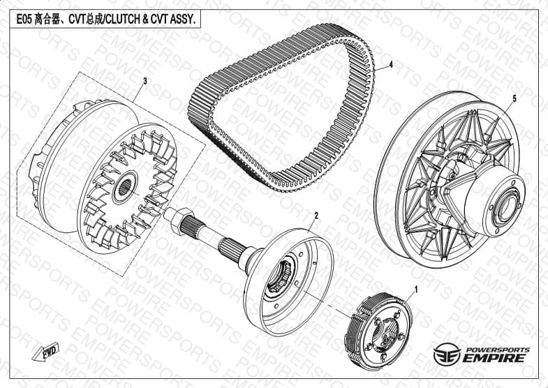 E05 — CVT ASSY.