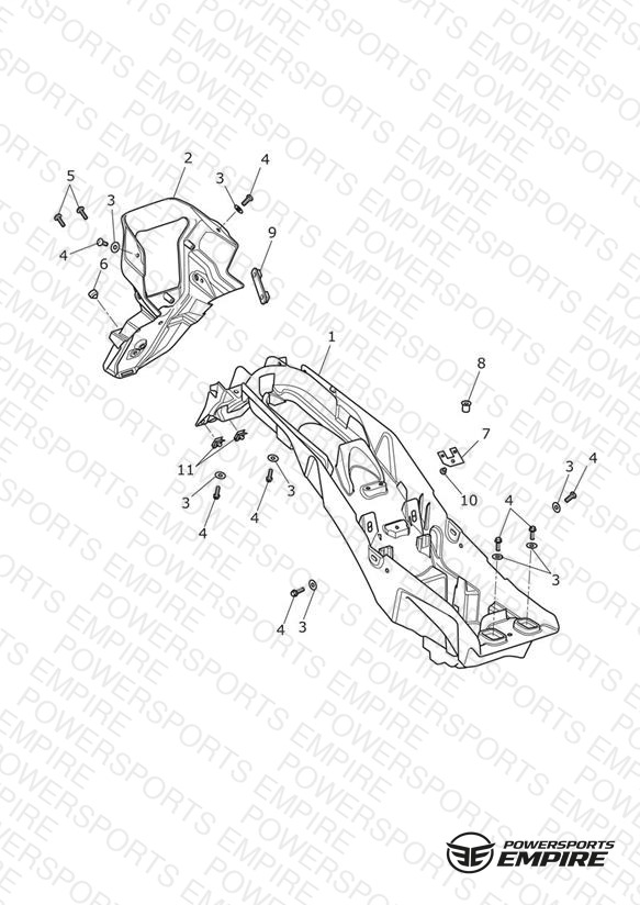 Rear Mudguard & Battery Box