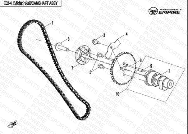 E02-4 — CAMSHAFT ASSY.