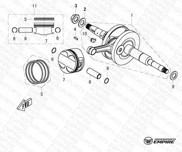 E04 — CRANKSHAFT & PISTONS