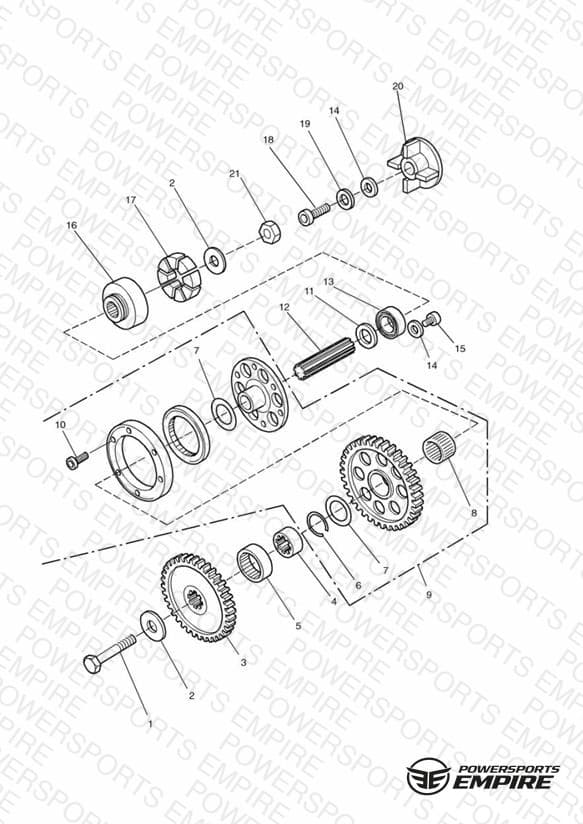Alternator/Starter Drive Gears