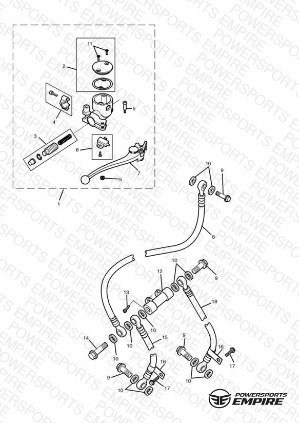 Front Brake Master Cylinder