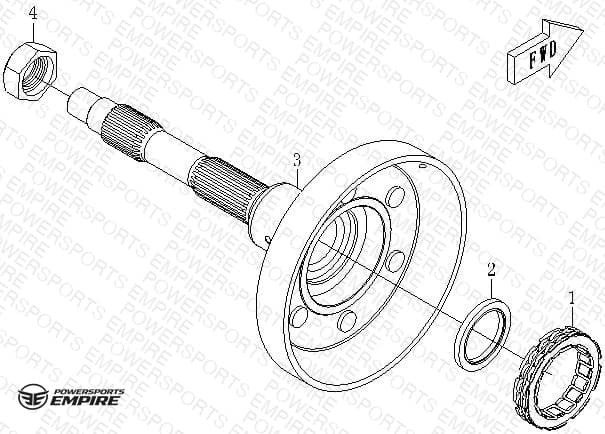 E16 — WET CLUTCH HOUSING