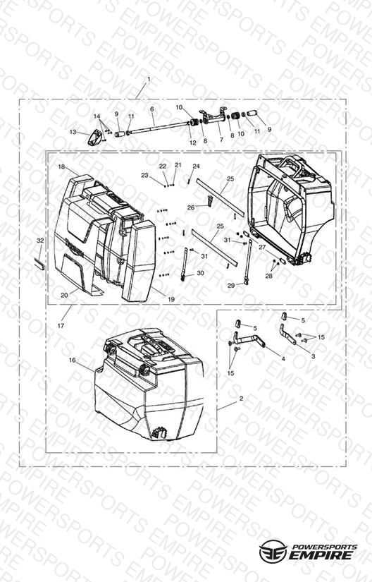 2 Box Pannier Kit, Touring, US