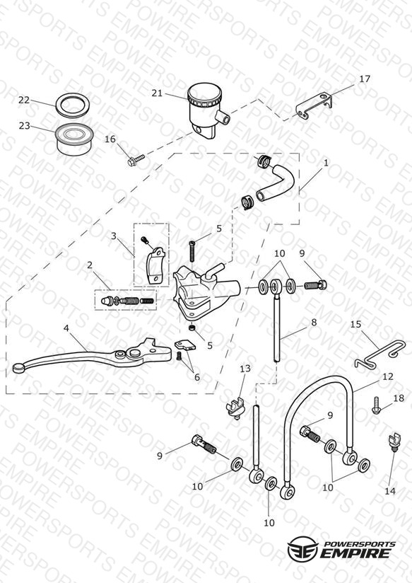 Front Brake Master Cylinder & Hoses