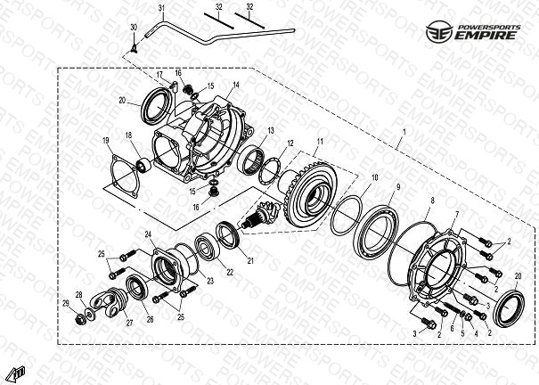F30 — REAR DIFFERENTIAL