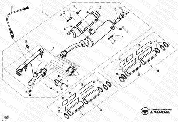 F16 — MUFFLER (EFI)