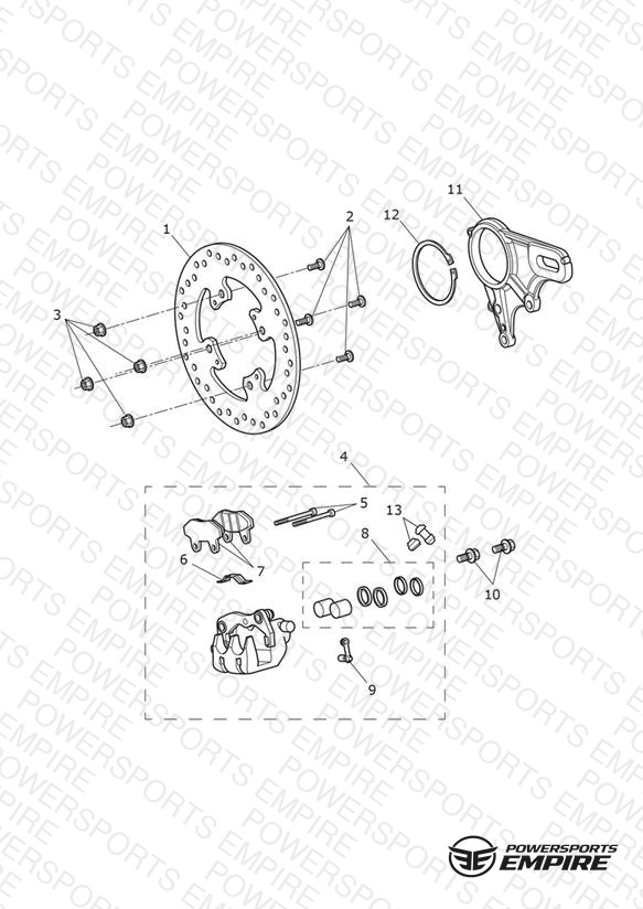 Rear Brake & Disc