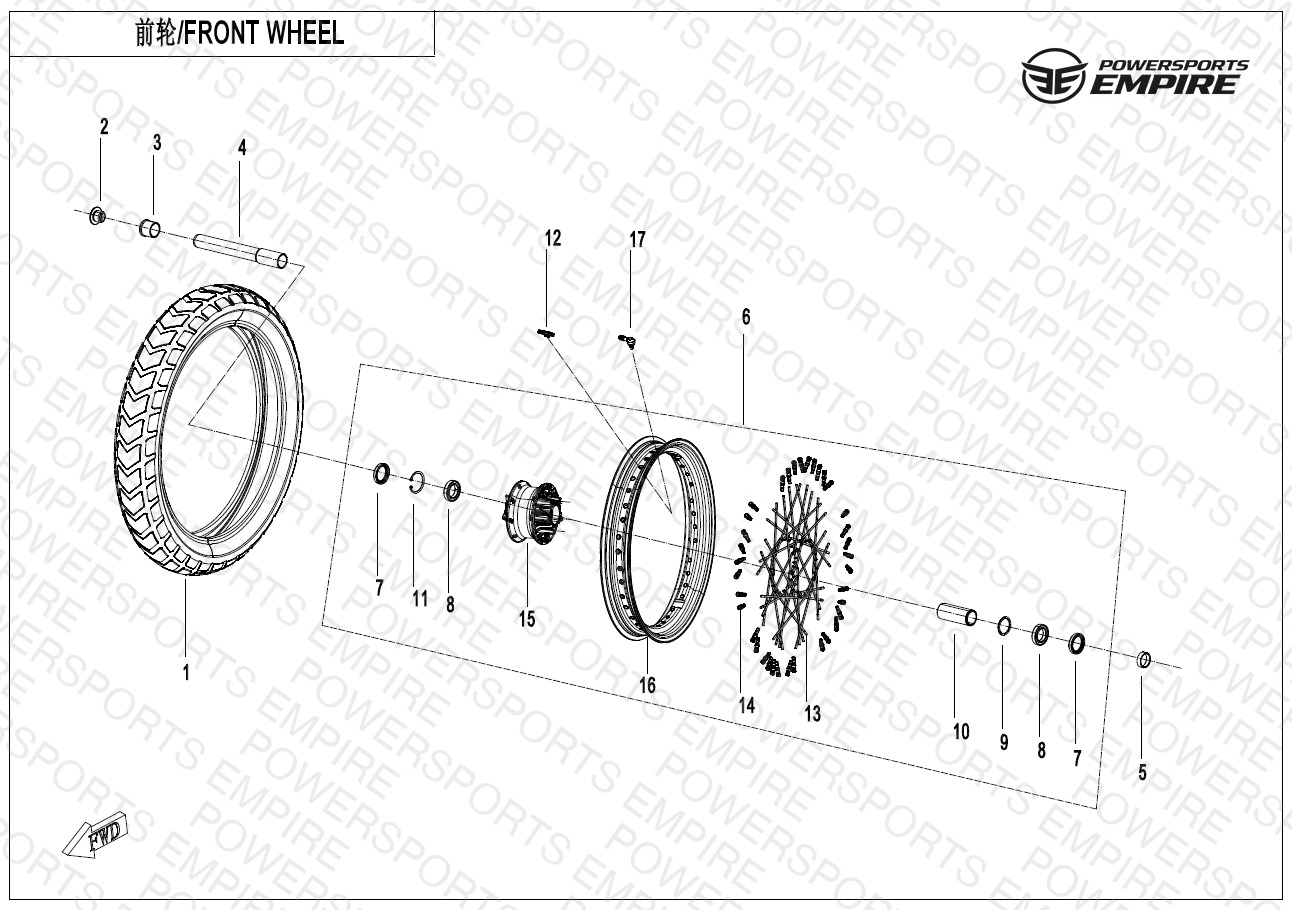 F07-C — FRONT WHEEL(EXPLORE EDITION)