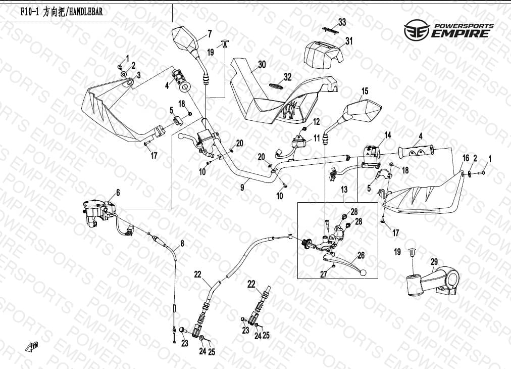 F10-1 — HANDLEBAR