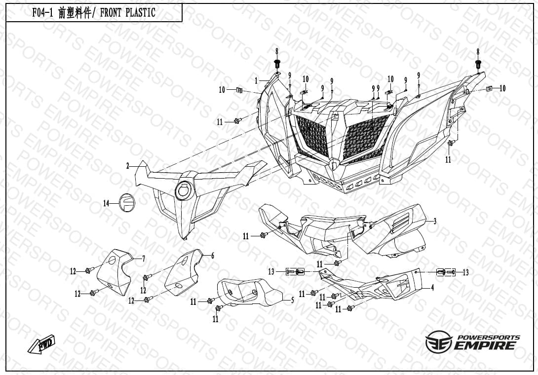 F04-1 — FRONT PLASTICS