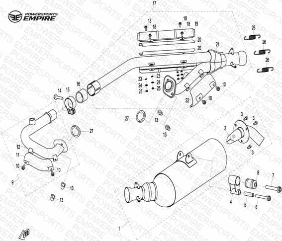 F02 — MUFFLER COMP