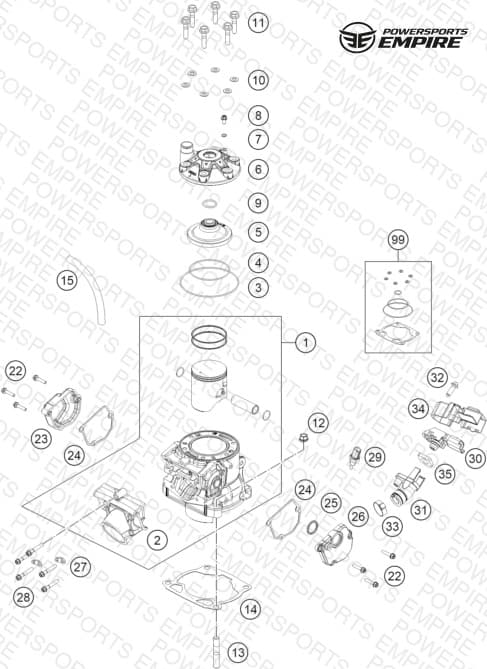 CYLINDER, CYLINDER HEAD