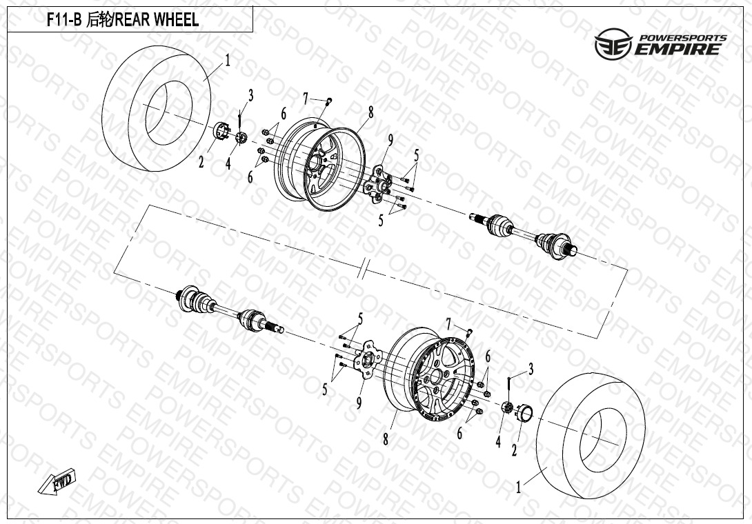 F11-B — REAR WHEEL