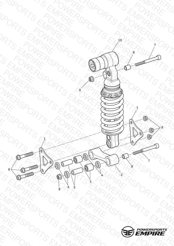 Rear Suspension Unit & Linkage