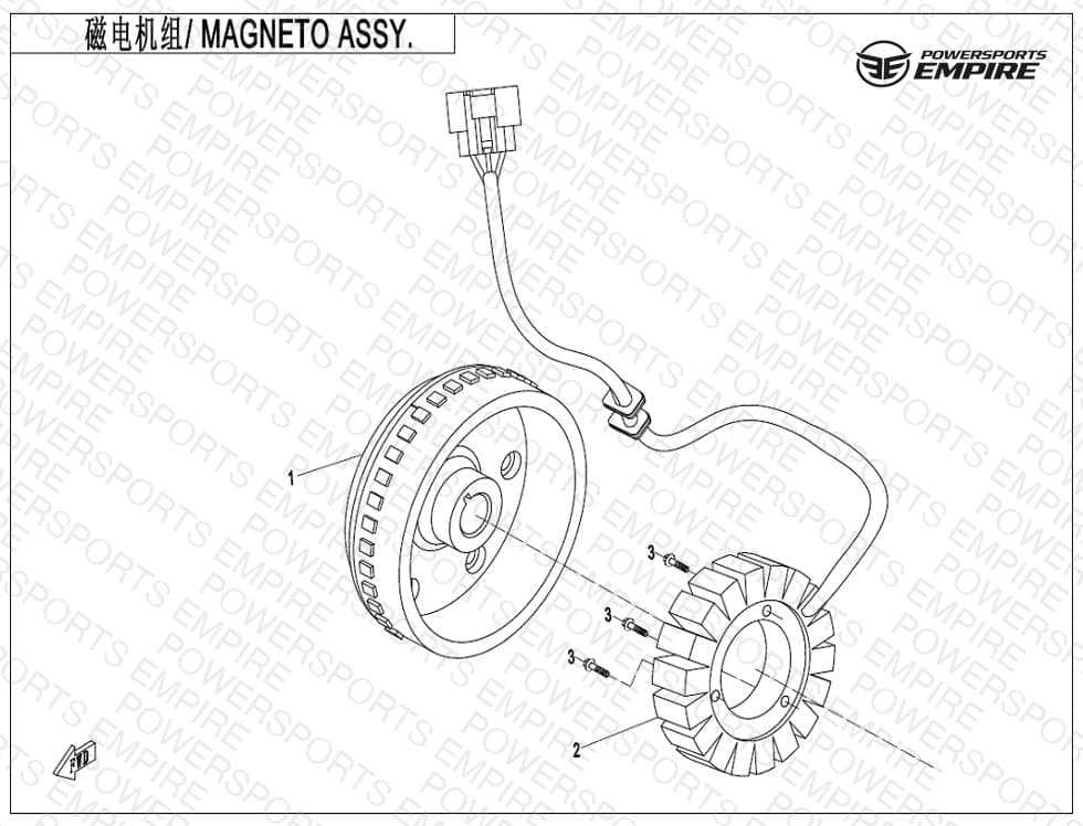 E03-B — MAGNETO ASSY.
