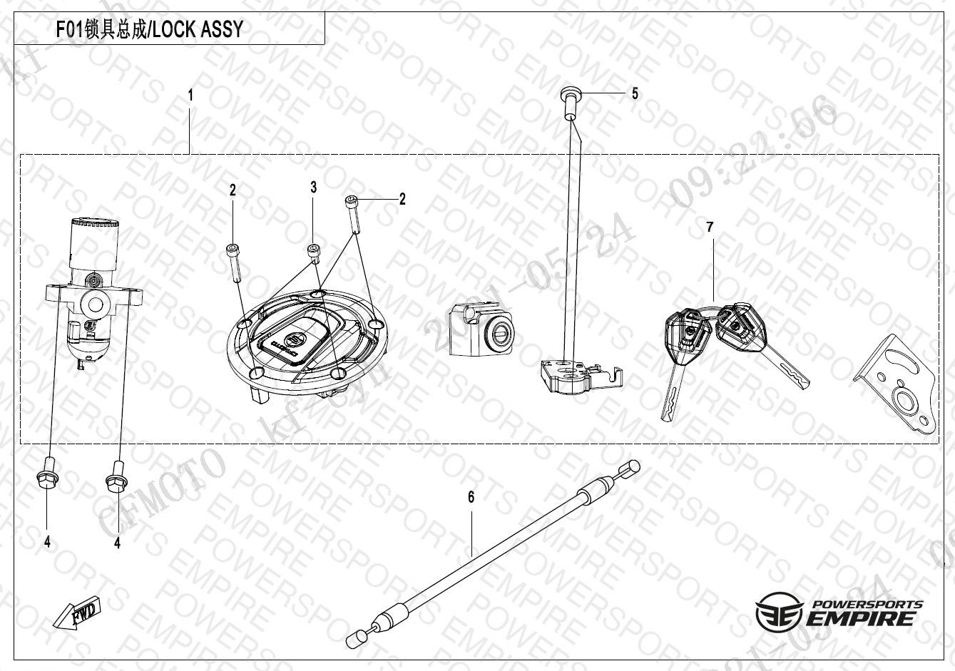 F01-A — LOCK KIT