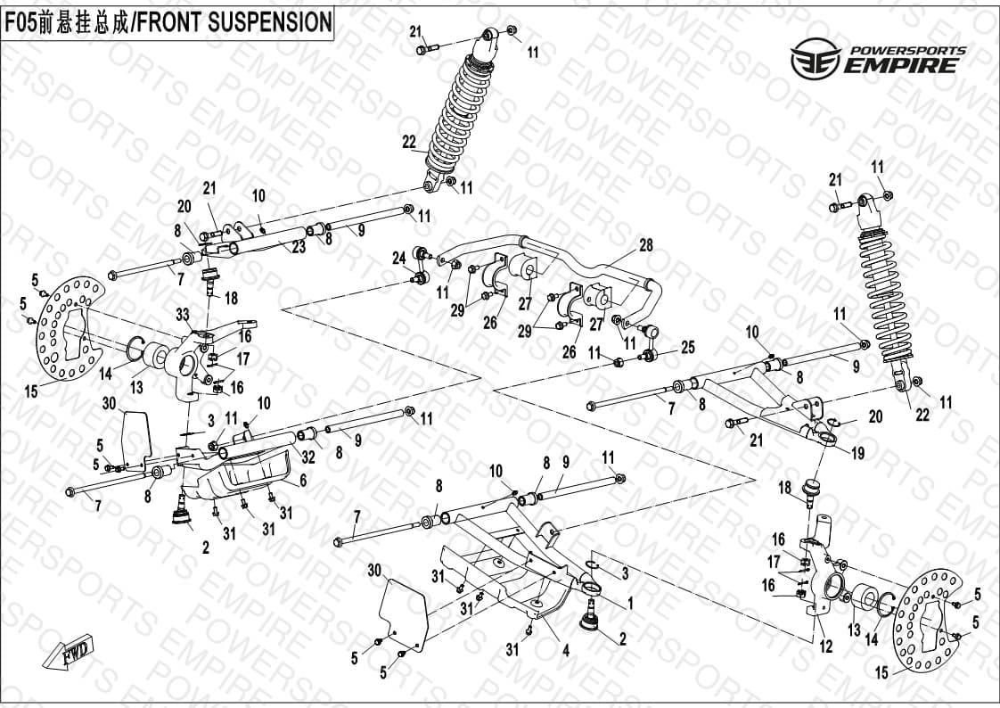 F05 — FRONT SUSPENSION