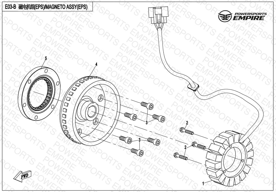 E03 — MAGNETO ASSY.(EPS)
