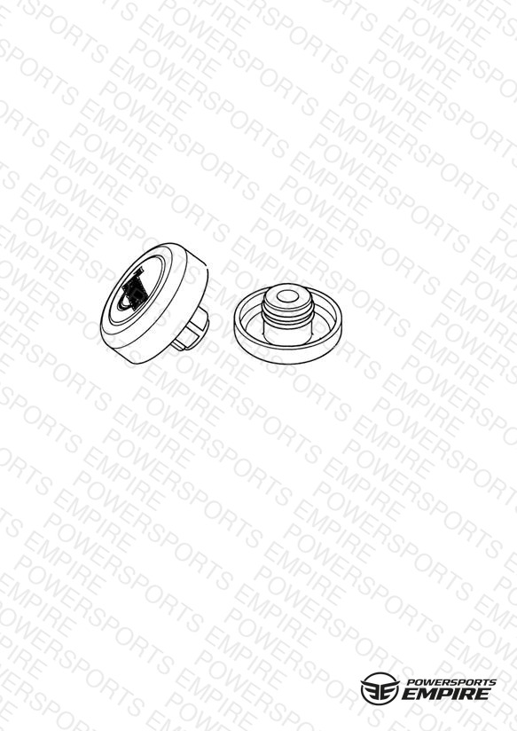 Axle Nut Cover Kit, Black - Sprint ST from VIN 208167