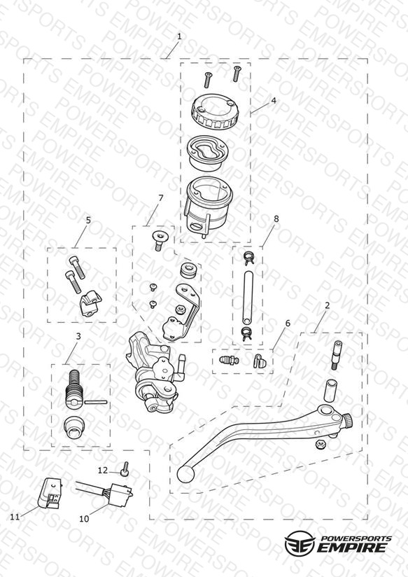 Front Brake Master Cylinder & Hoses