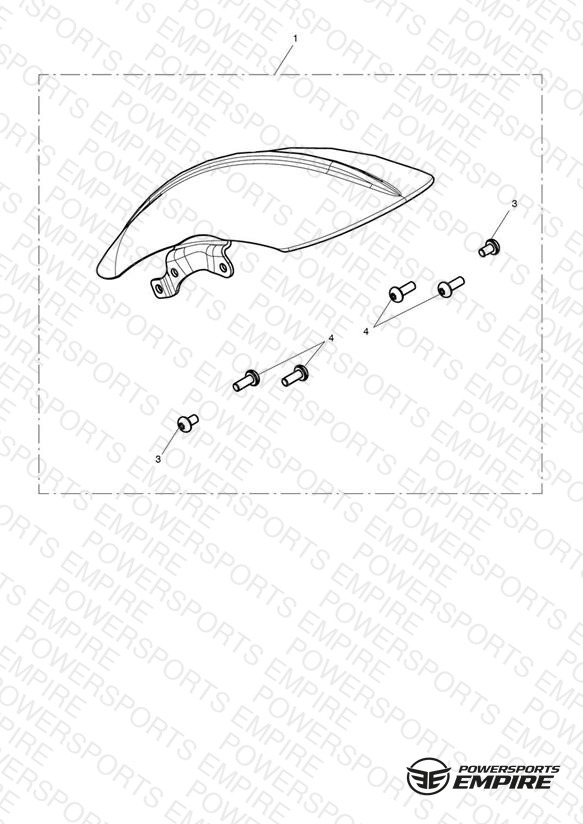 Short, Front Mudguard Kit