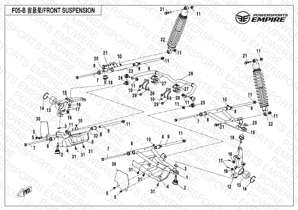 F05-V2-B — FRONT SUSPENSION