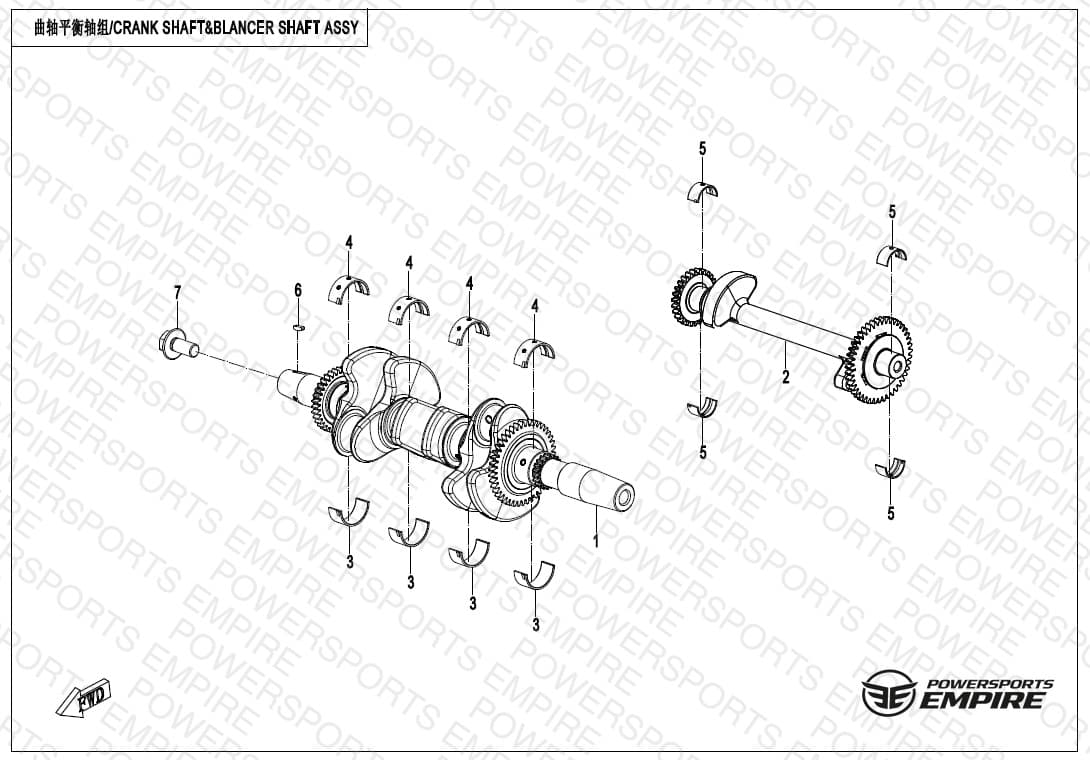 E04-2-A — CRANKSHAFT & BALANCE SHAFT