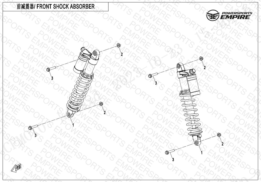 F05-2-A — FRONT SHOCK ABSORBER(GAS)