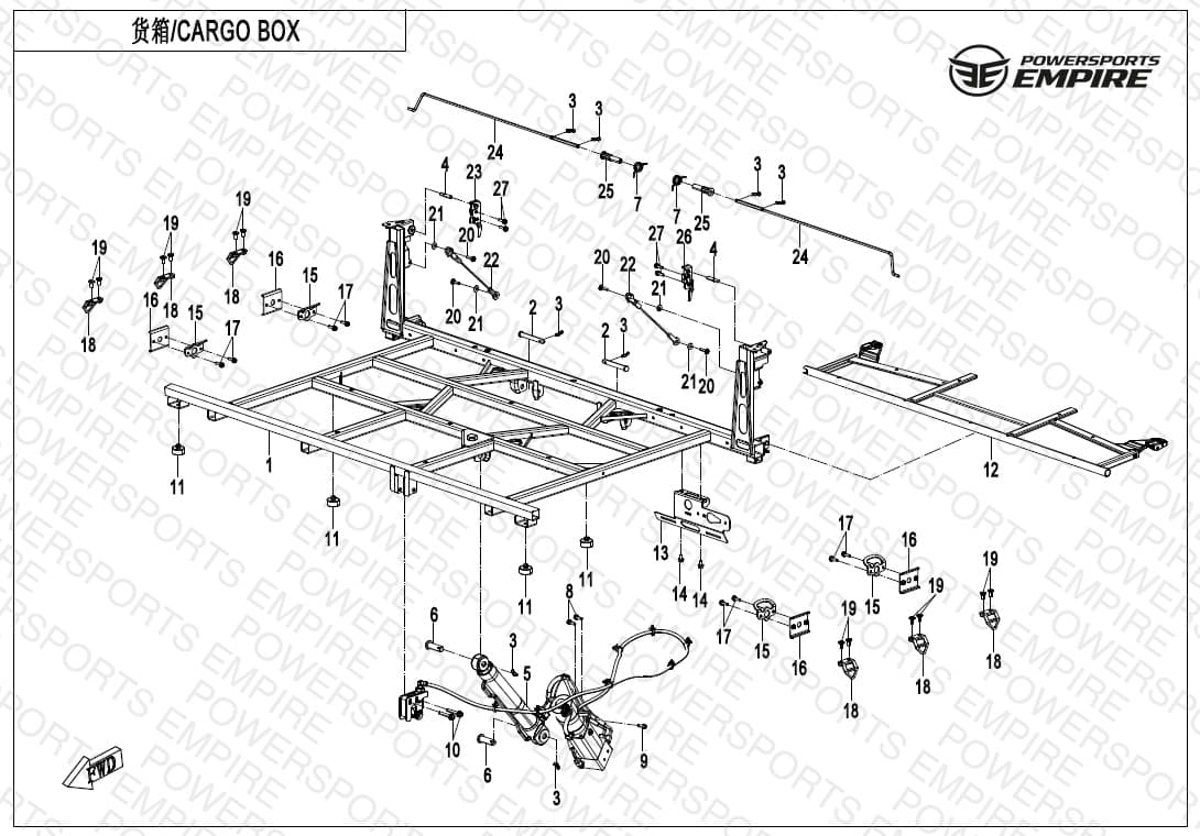 F22-2-V2 — CARGO BOX FRAME