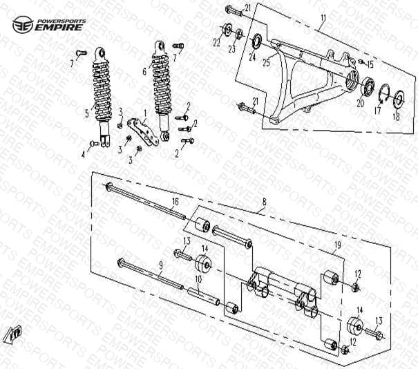 F14 — REAR SUSPENSION COMP