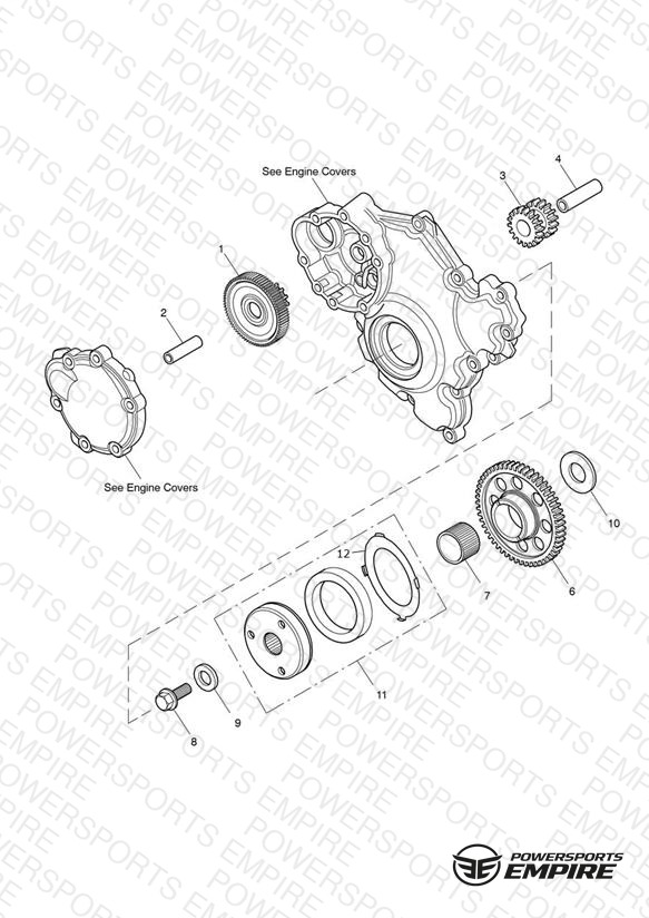 Starter Drive Gears - Eng No 506682 >