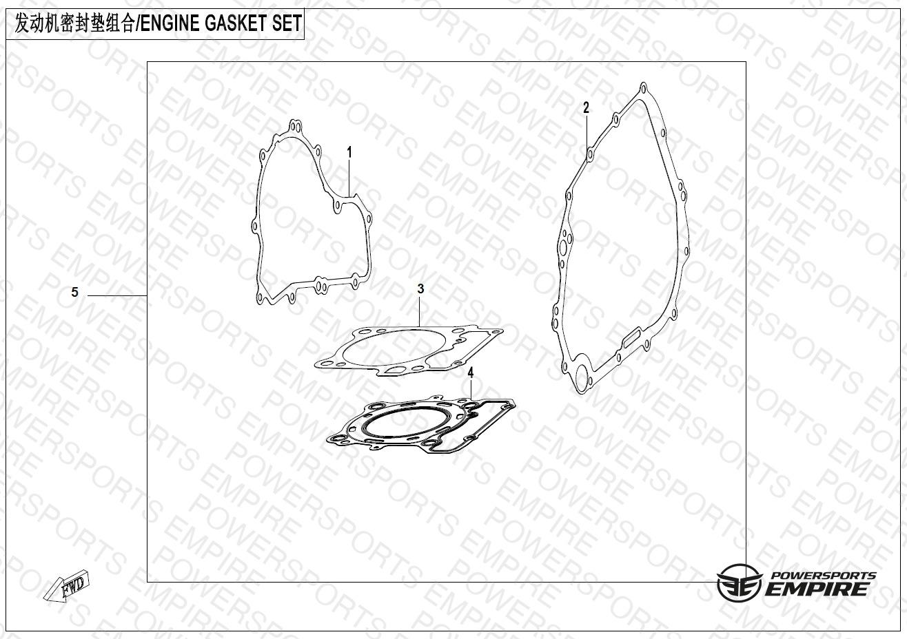E18 — ENGINE GASKET SET