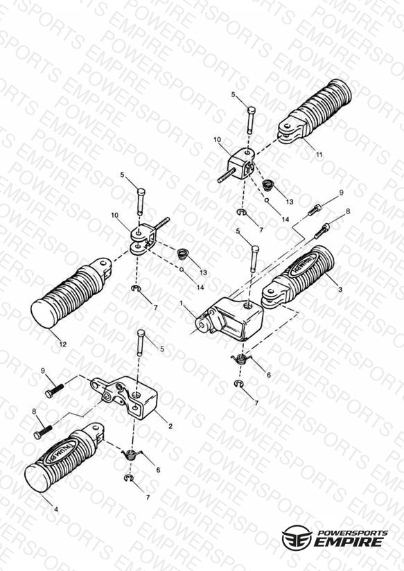 Footrests & Mountings