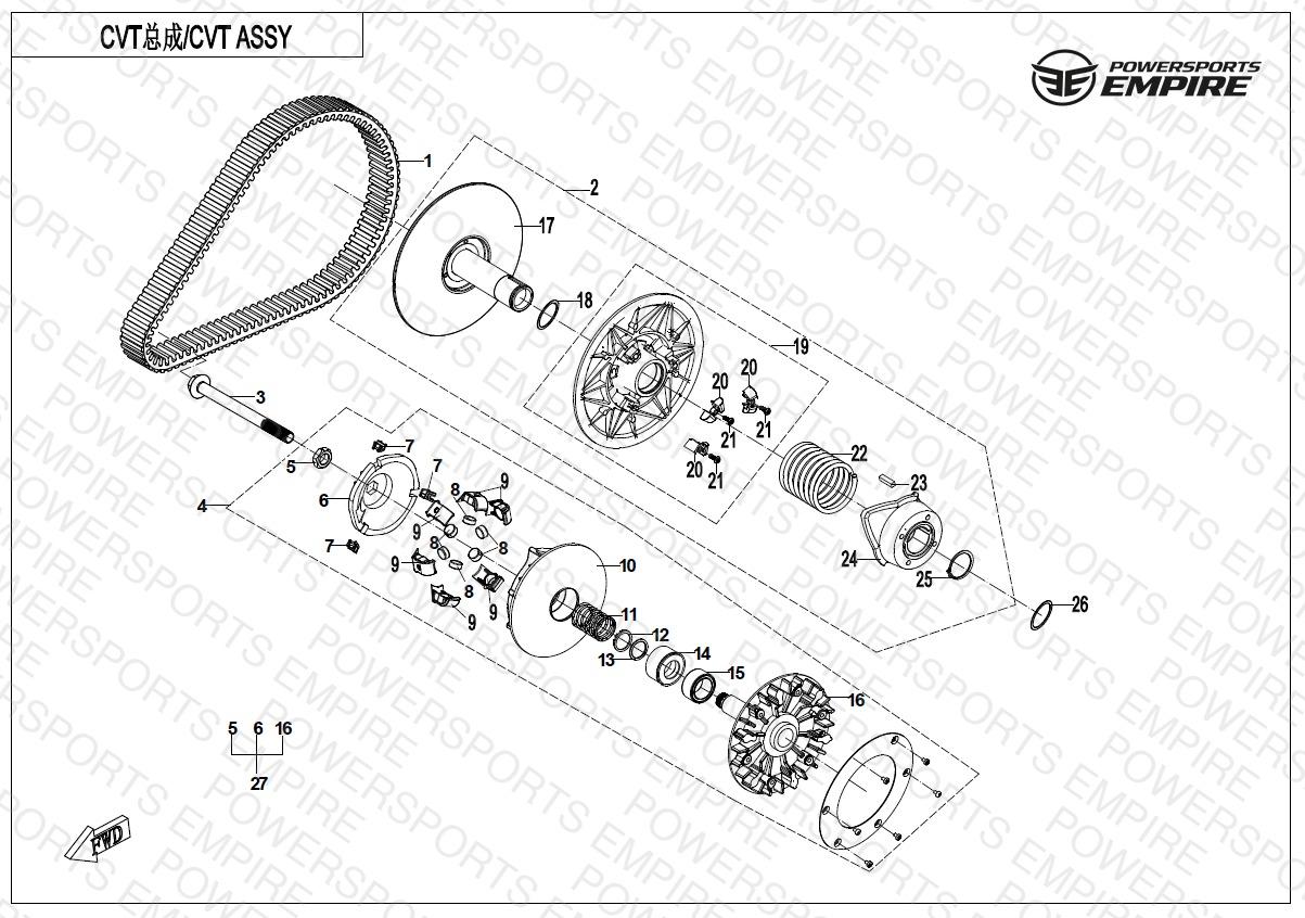 E05-V2 — CVT ASSY