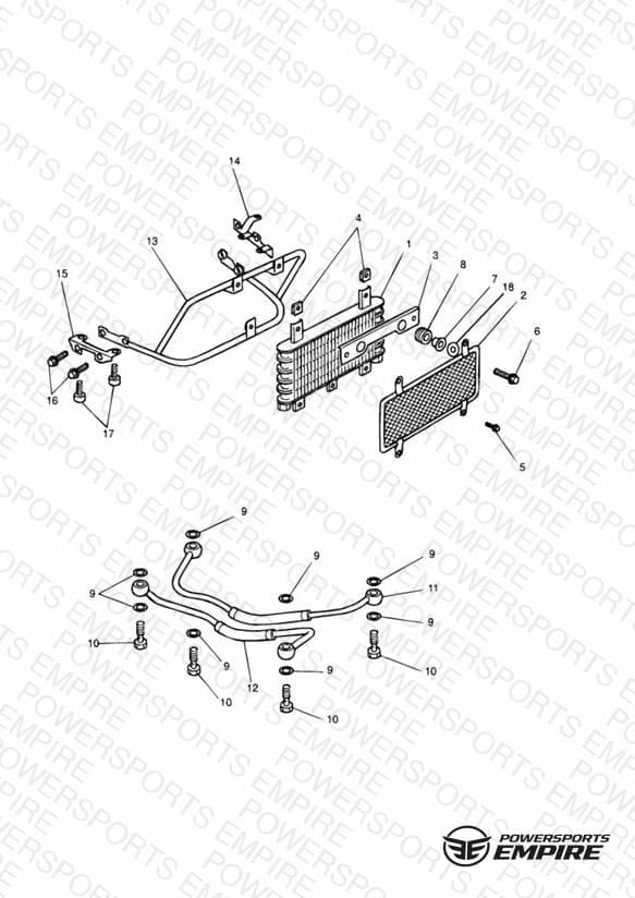 Oil Cooler 3 Cylinder Engines