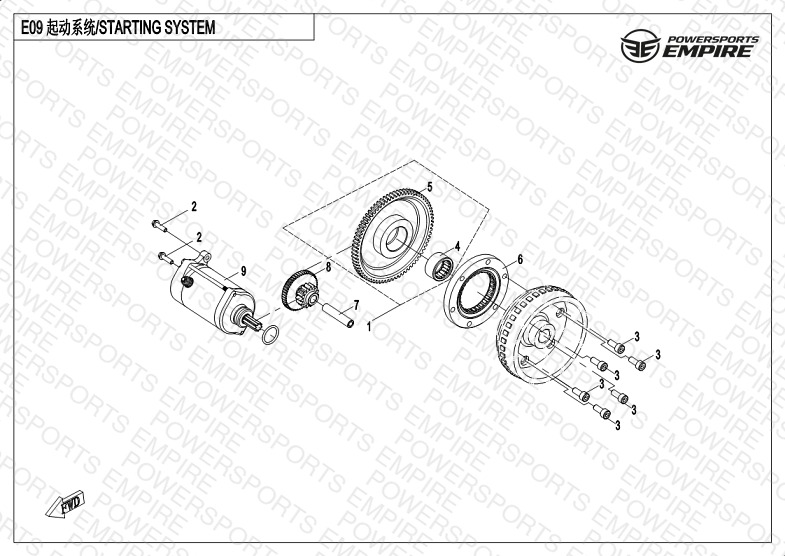 E09 — STATER MOTOR