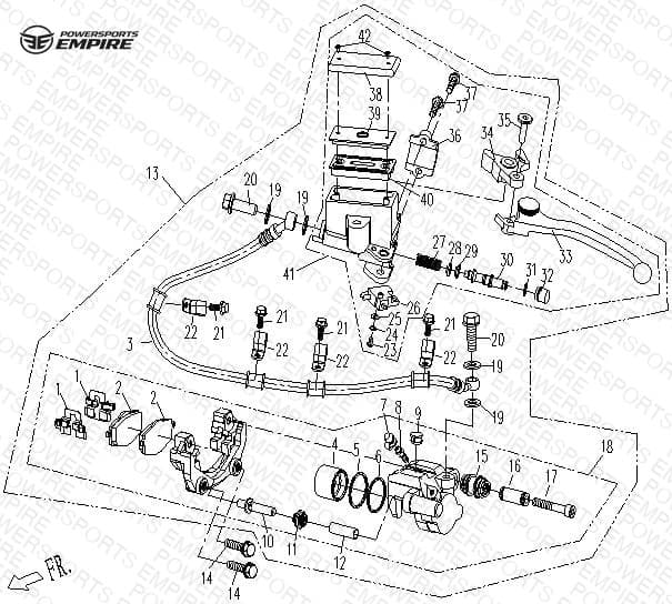 F20 — HYDRAULIC BRAKE(REAR)